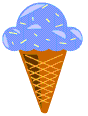 Blue ice cream